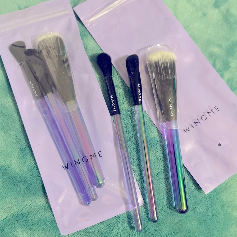 WING ME COSMETICS HALO SERIES BRUSH TRIO - BRAND NEW in the package!